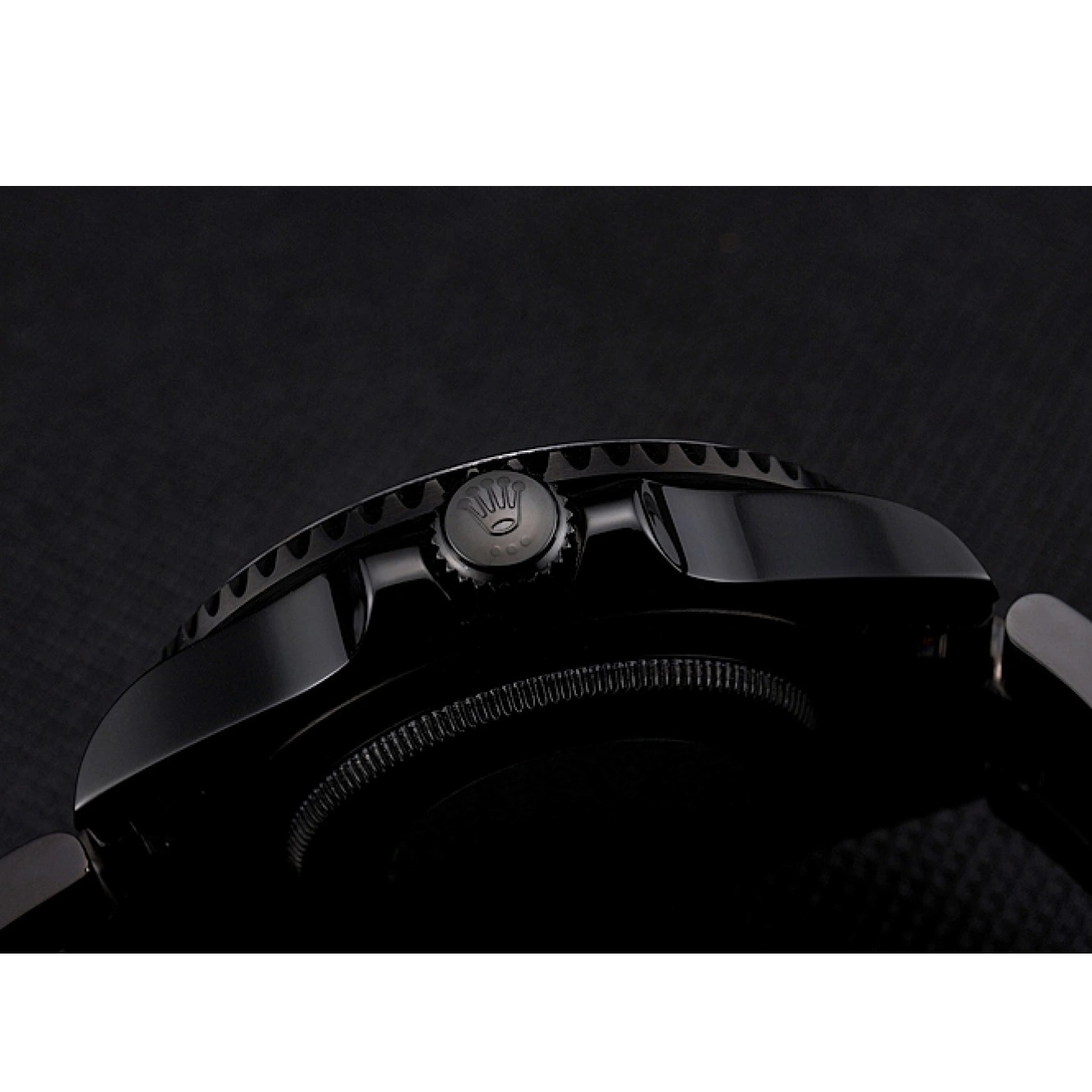 Good copy rolex watches Black Master And Rolex GMT And Bezel Case Blue Black PVD Black II Bracelet Dial Swiss 0715